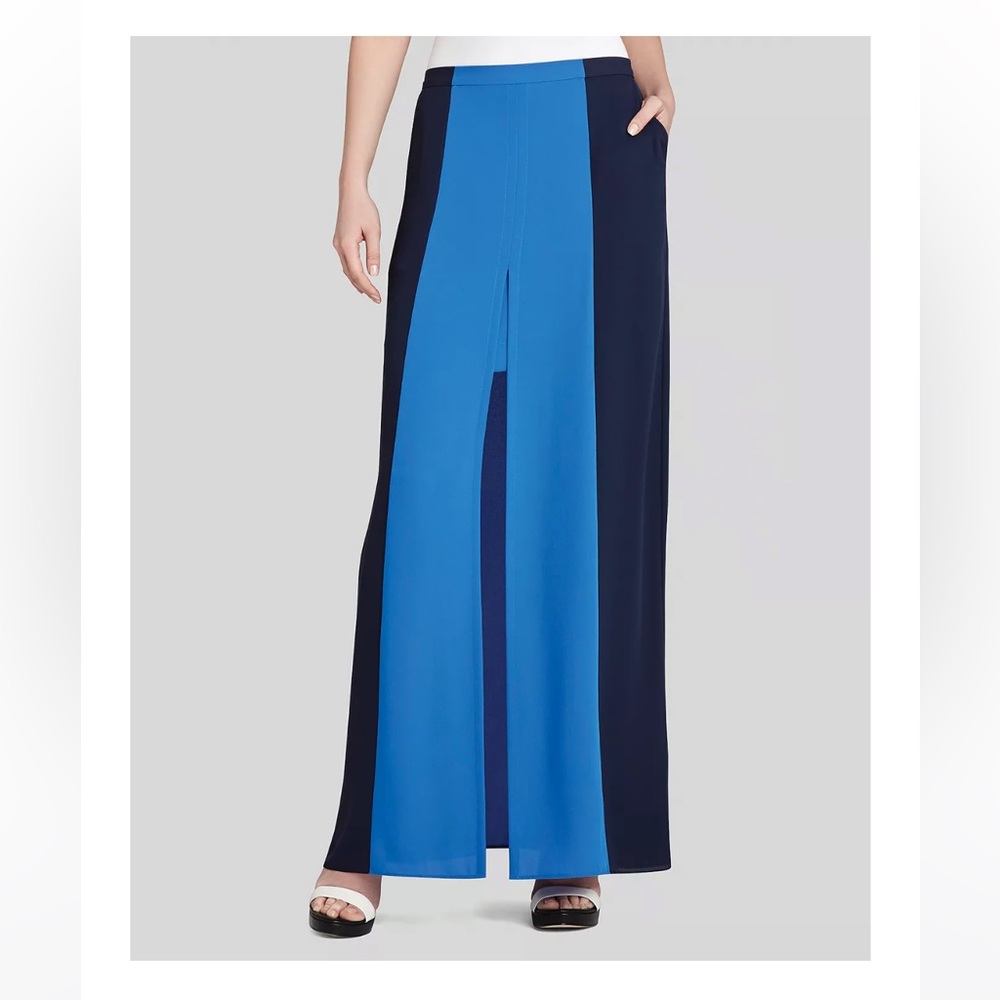 BCBG Jane color block maxi skirt